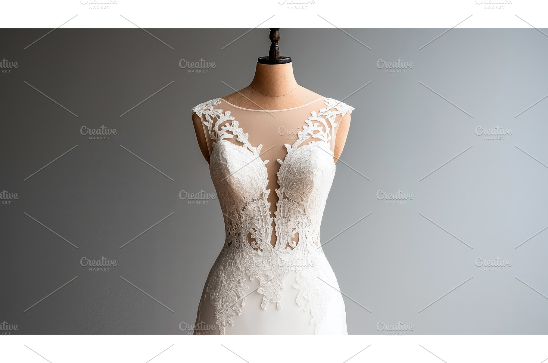 Elegant white wedding dress on, a Beauty & Fashion Photo by Sergey Kotenev