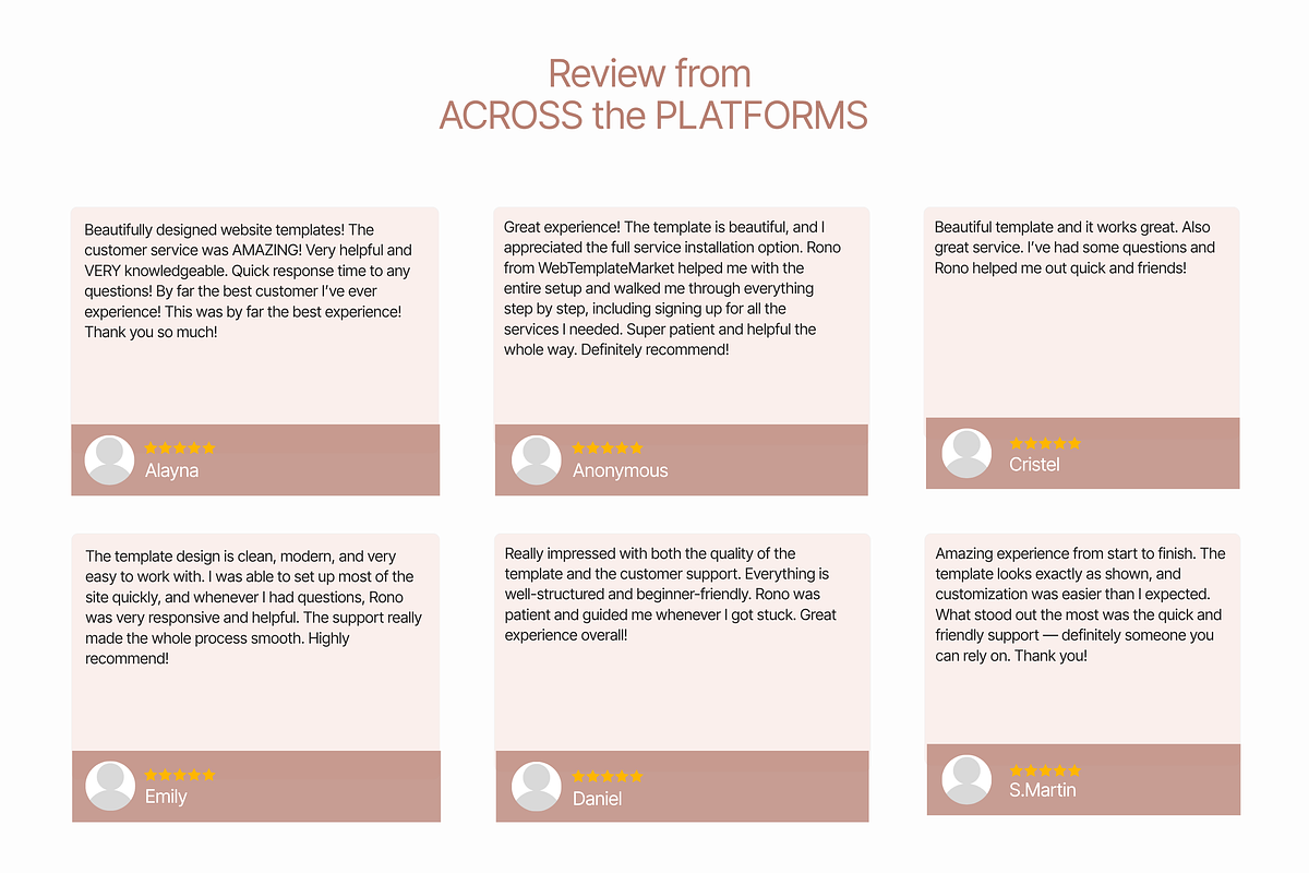 Coach & Wellness WordPress Template, a WordPress Template by Web Template Market (Photo 7 of 9)