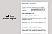 Employment Agreement / Contract, a Stationery Template by Anjum Ilyas (Thumbnail 2 of 4)