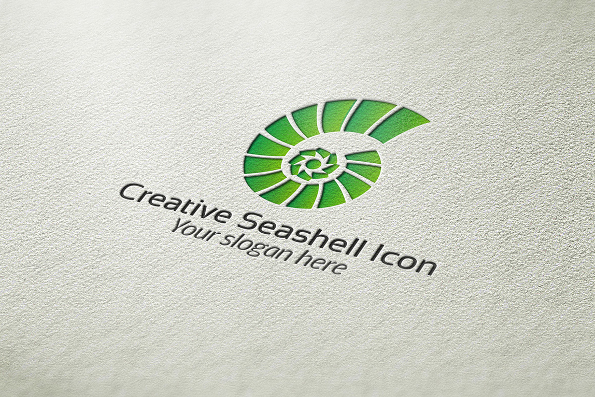 Creative Seashell Icon Logo, a Branding & Logo Template by BdThemes (Photo 1 of 3)