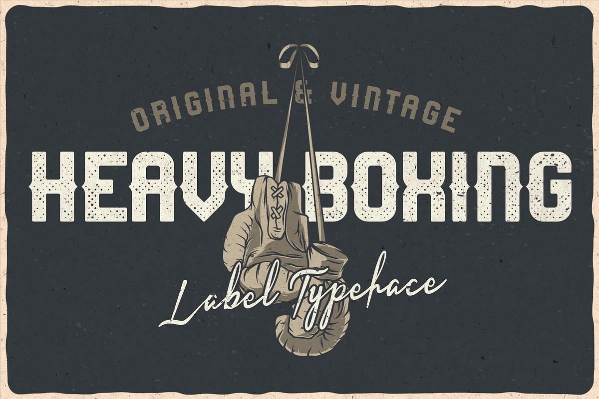 Heavy Boxing. Font Duo preview 3
