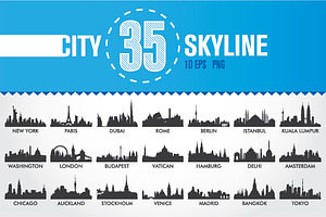 City Skyline, an Illustration by MaximGertsen