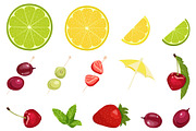 Set of Alcoholic Drinks, a Food Illustration by artdemidova (Thumbnail 4 of 4)