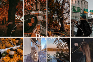 10 Presets Lightroom October Autumn