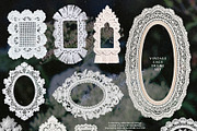 Crochet Frames: Vintage Lace Set, an Object Graphic by Purple (Thumbnail 8 of 14)