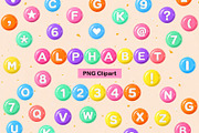 Beads Alphabet & Numbers Clipart, an Object Graphic by NataKa (Thumbnail 1 of 5)
