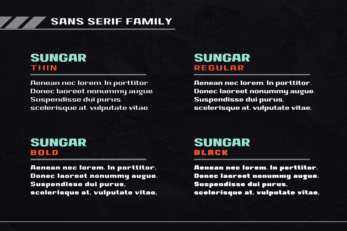 Sungar, a Sans Serif Font by twinstd (Photo 5 of 12)