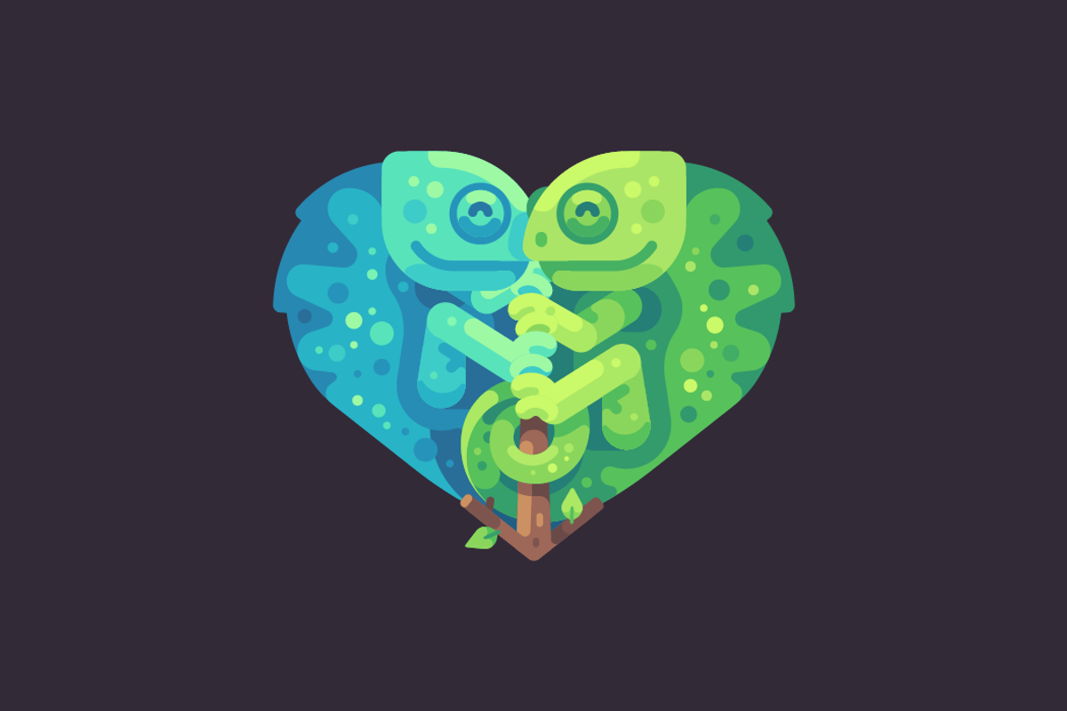 Chameleon collection, an Animal Illustration by Ivan Dubovik (Photo 4 of 5)