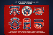 Vector Set of Shooting Club Badges, an Object Graphic by bazzier_graphik (Thumbnail 2 of 5)