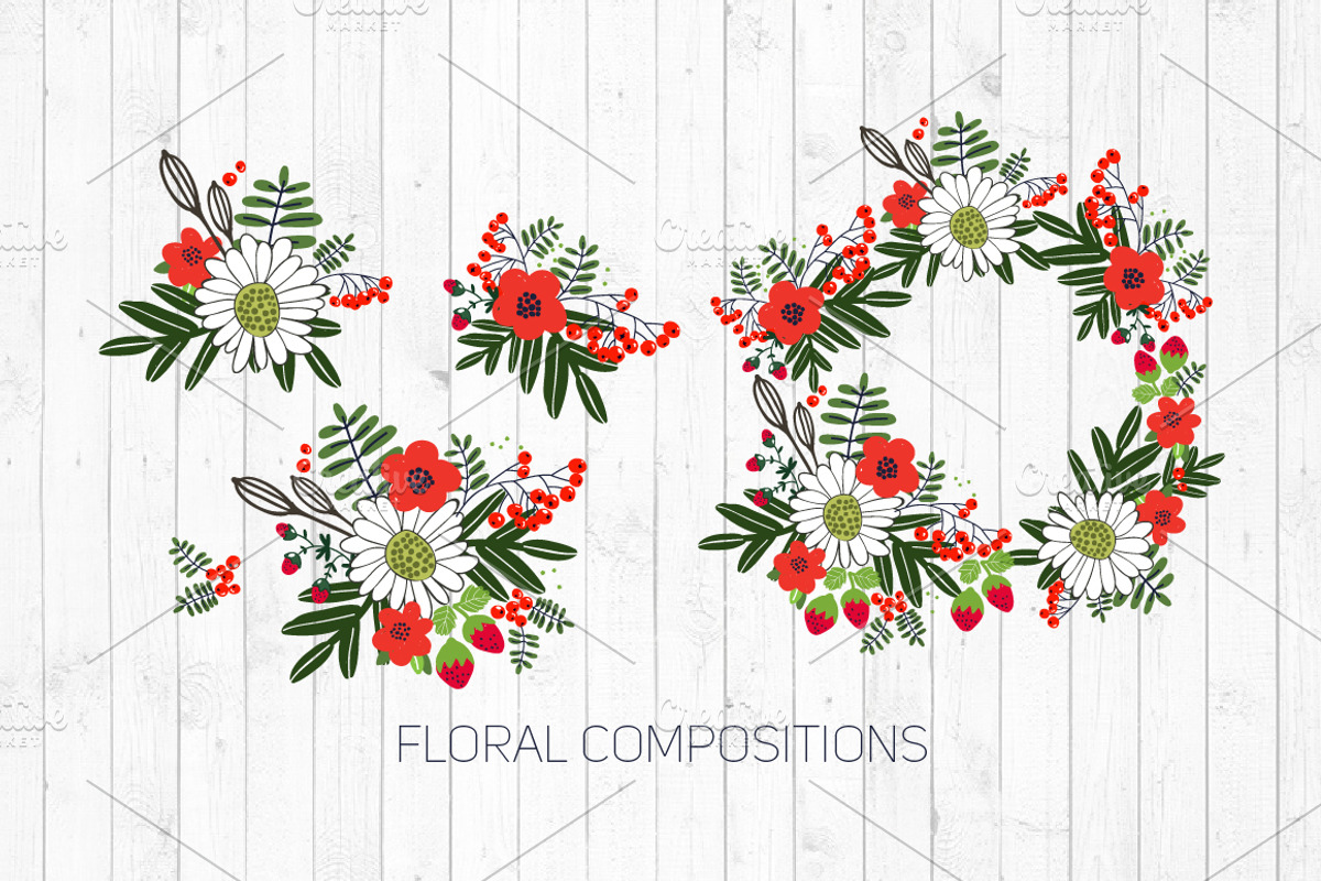 Flowers + Alphabet, a Decorative Illustration by YuliaBiser (Photo 7 of 9)