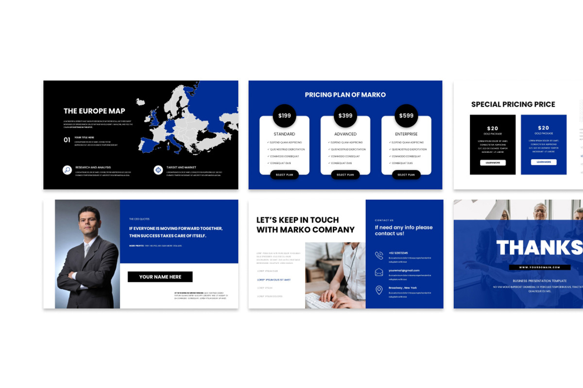 Marko-Business Keynote & GS, a Presentation Template by Raseuki (Photo 5 of 5)