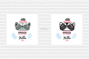 Cute Animal Illustrations & Patterns, a Pattern Graphic by AllNikArt (Thumbnail 6 of 15)