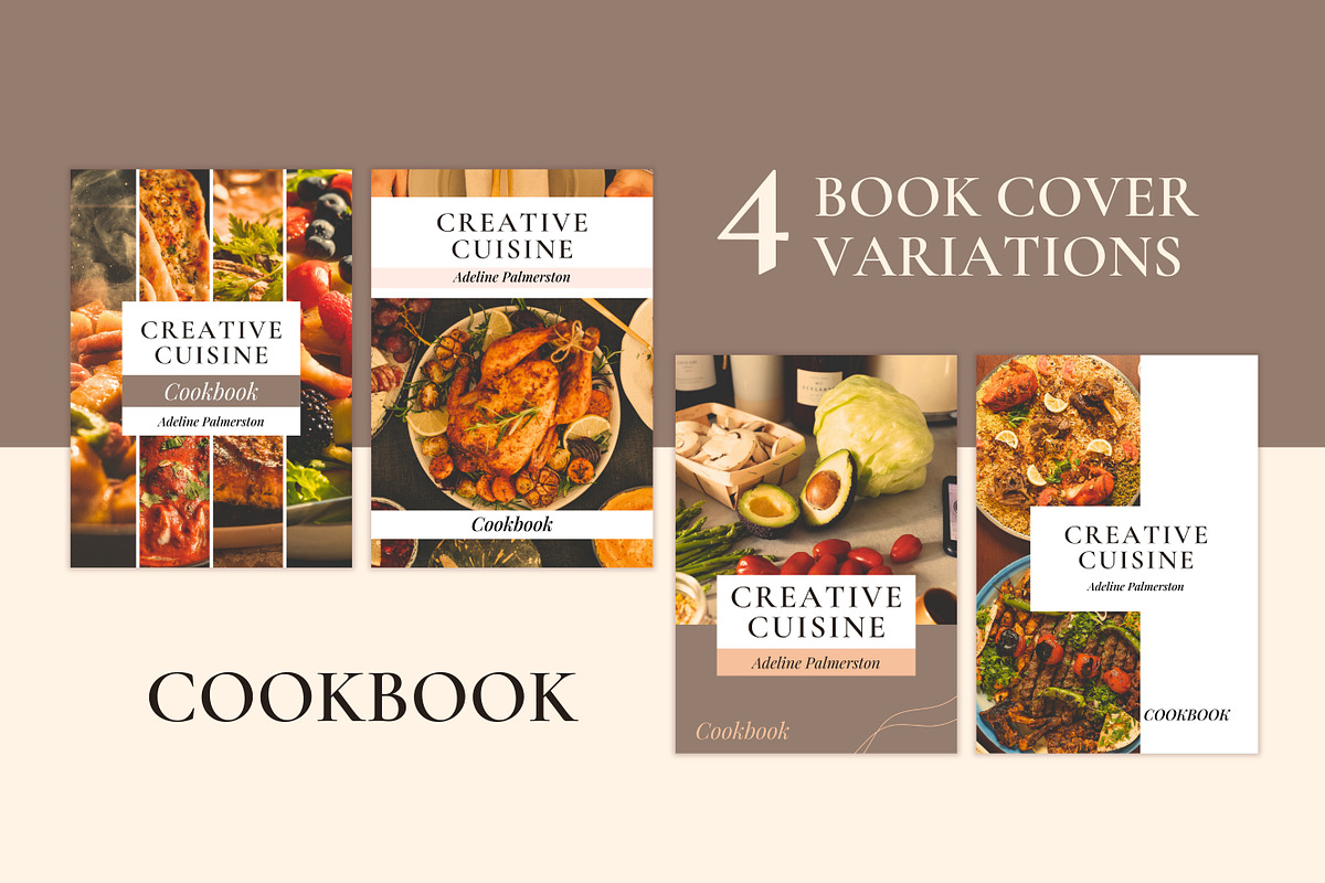 70 Cookbook Pages Templates Canva, a Templates & Theme by TemplateCastleStore (Photo 6 of 10)
