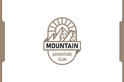 Mountain Badge Logo design, a Branding & Logo Template by Agung_cs (Thumbnail 1 of 3)
