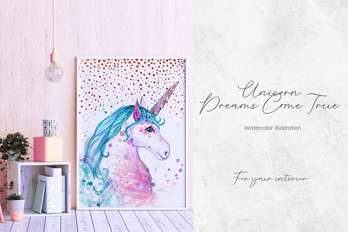 Unicorn. Dreams Come True, a Decorative Illustration by ArtyLee