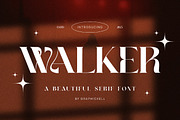 Walker Elegant Serif Font, a Serif Font by Graphicxell (Thumbnail 1 of 10)