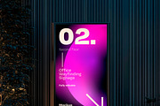 Illuminated Billboard Sign Mockup, an Advertising Mockup by Mego-studio (Thumbnail 4 of 5)