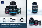 Supplement Mockups, a Cups & Container Mockup by Shop Mockpro (Thumbnail 1 of 7)