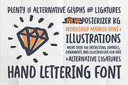 WORKSHOP Marker, a Handwritten Font by Posterizer KG (Thumbnail 5 of 6)