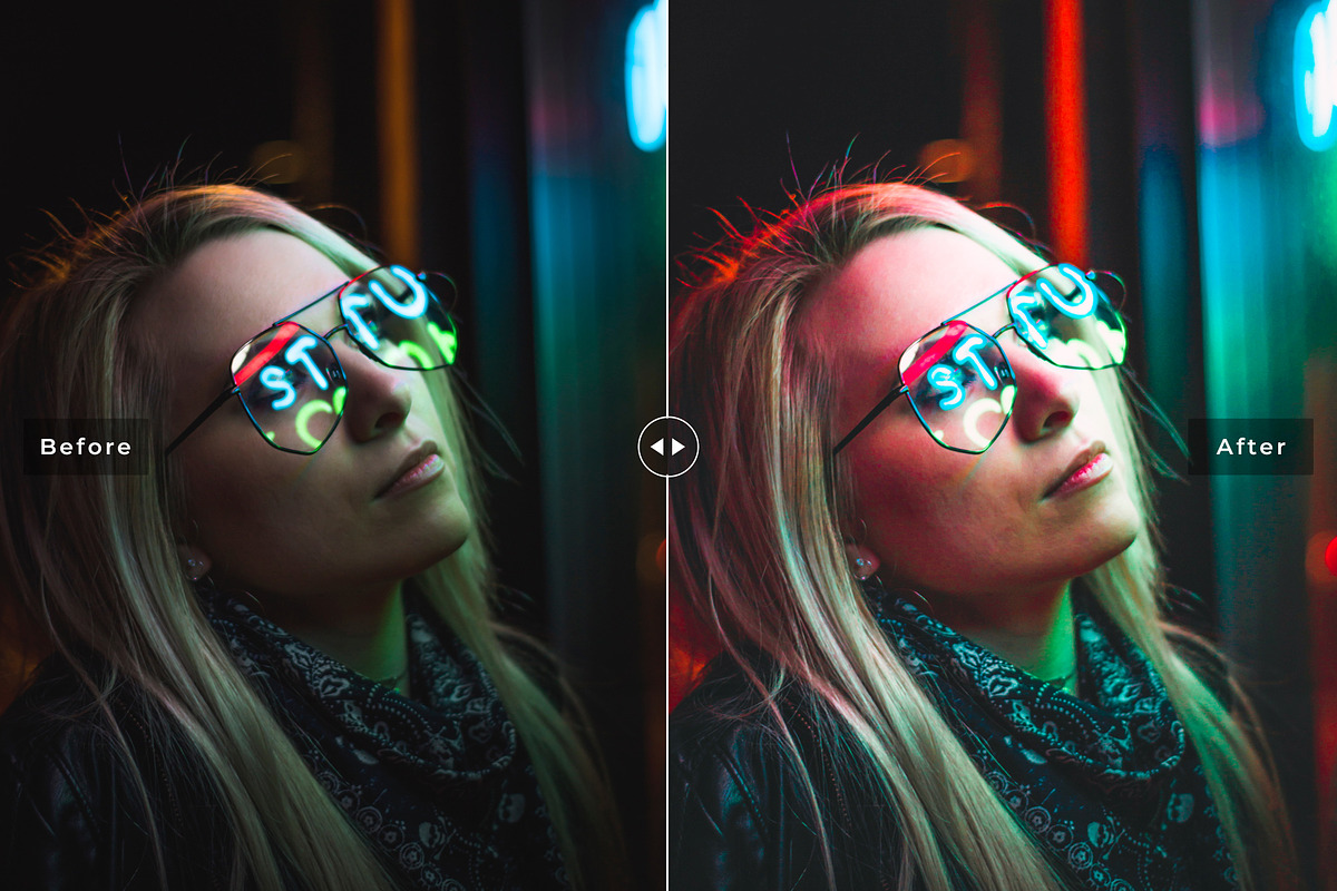 Neon Light Pro Lightroom Presets, an Action Add-On by Creativetacos (Photo 6 of 6)