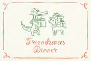 Whimsical Christmas Clipart Bundle, a Seasonal Illustration by Ayya Studio (Thumbnail 13 of 21)