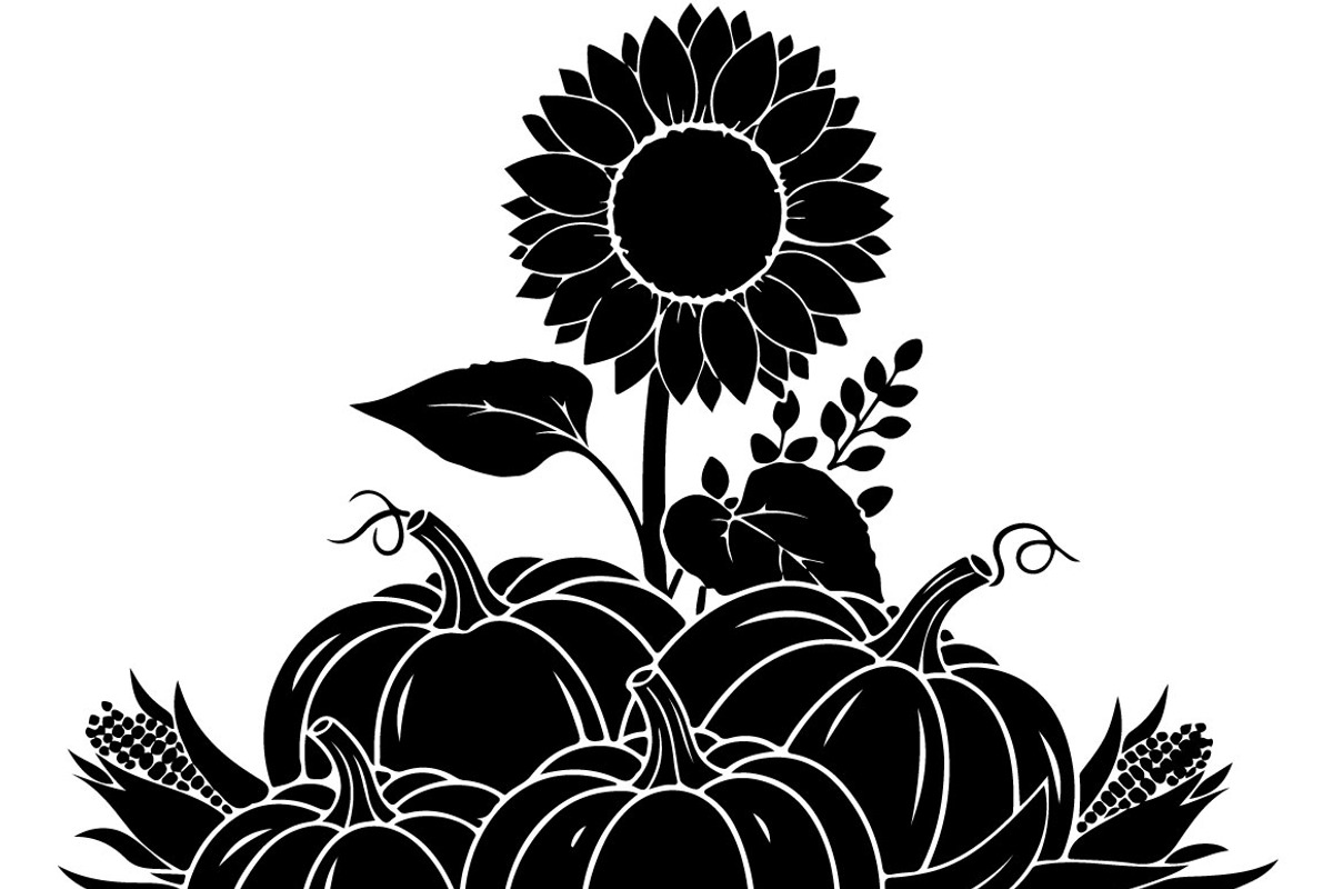 Thanksgiving Harvest Silhouette, an Illustration by Creativeshirt (Photo 38 of 51)