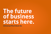 Universal Pitch Deck Six PowerPoint, a Presentation Template by PitchStock (Thumbnail 1 of 5)