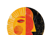 Sumo Collection · The Moon + The Sun, a Decorative Illustration by milatovar (Thumbnail 13 of 15)