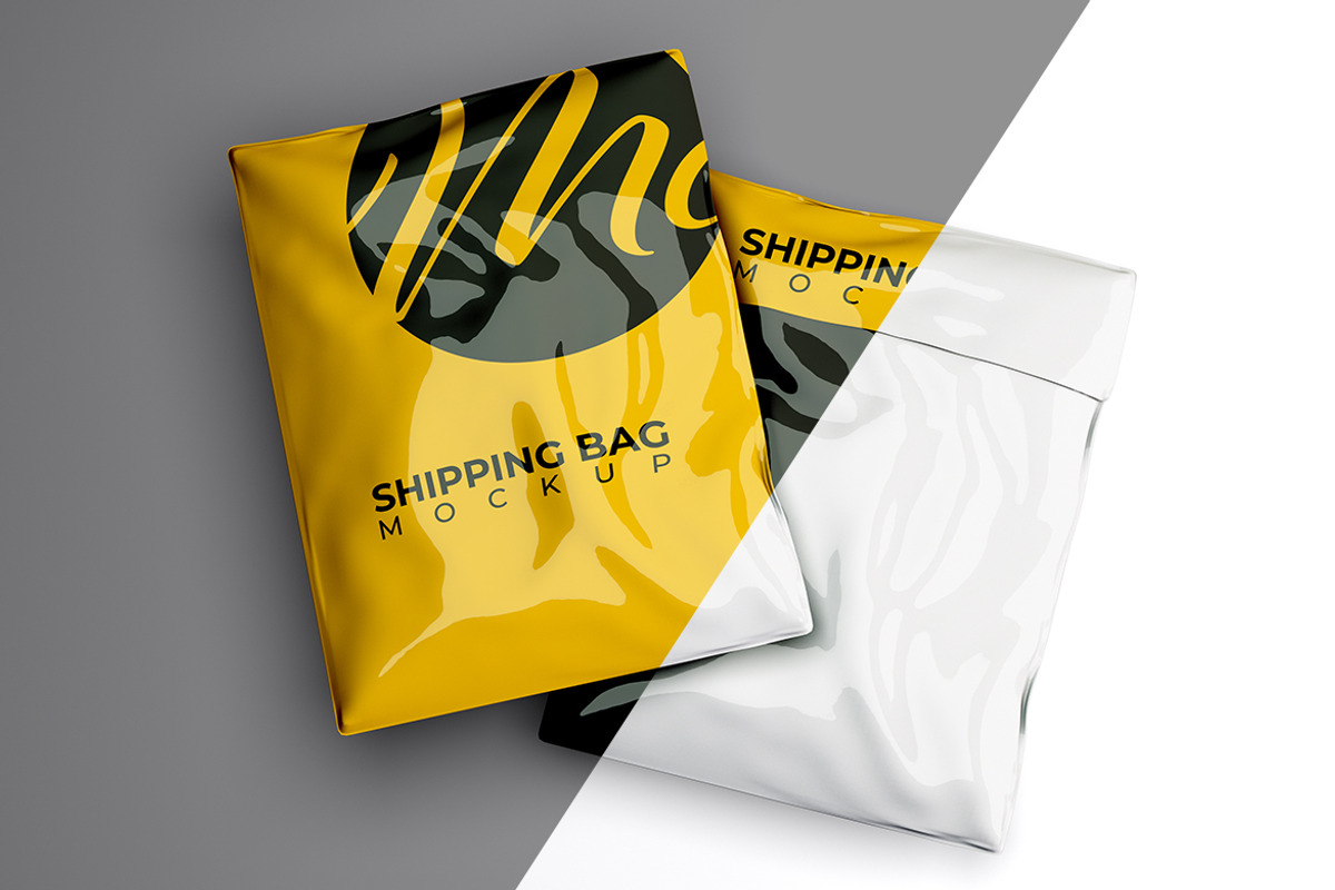 Postal Shipping Bag Mockup Set, a Product Mockup by McLittle Stock (Photo 2 of 5)