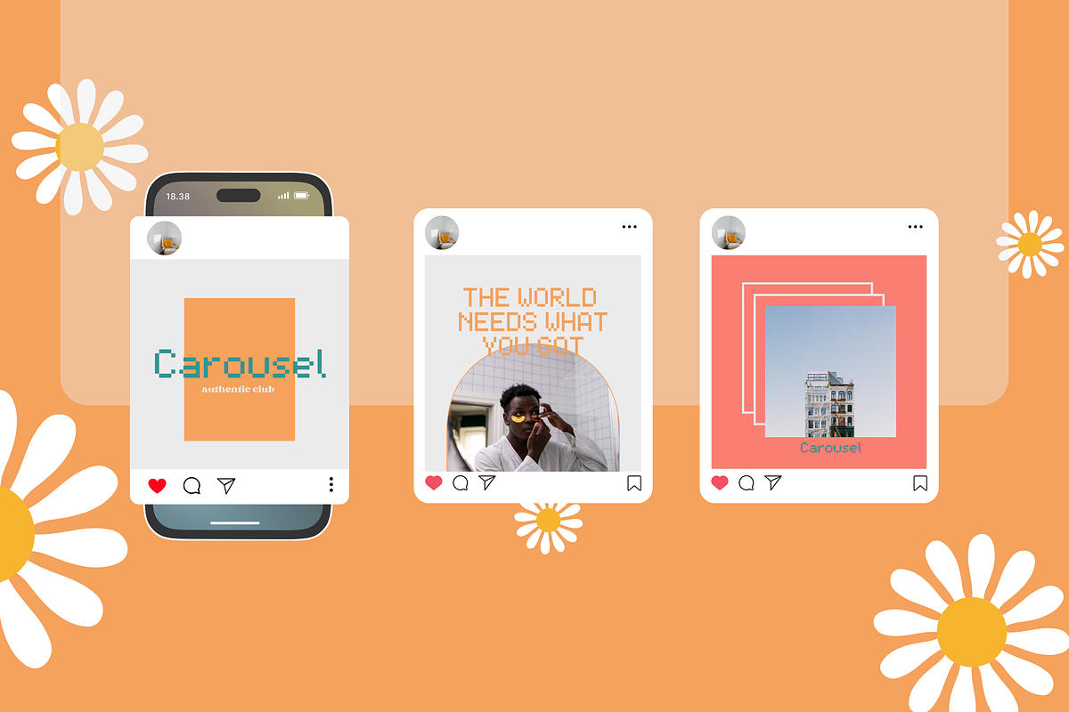 Retro + Colorful Canva Template, a Social Media Template by Moodwave Studio (Photo 9 of 10)