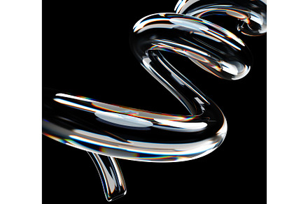 3d abstract liquid glass transparent, a Textures & Material 3D Model by Marozhkastudio