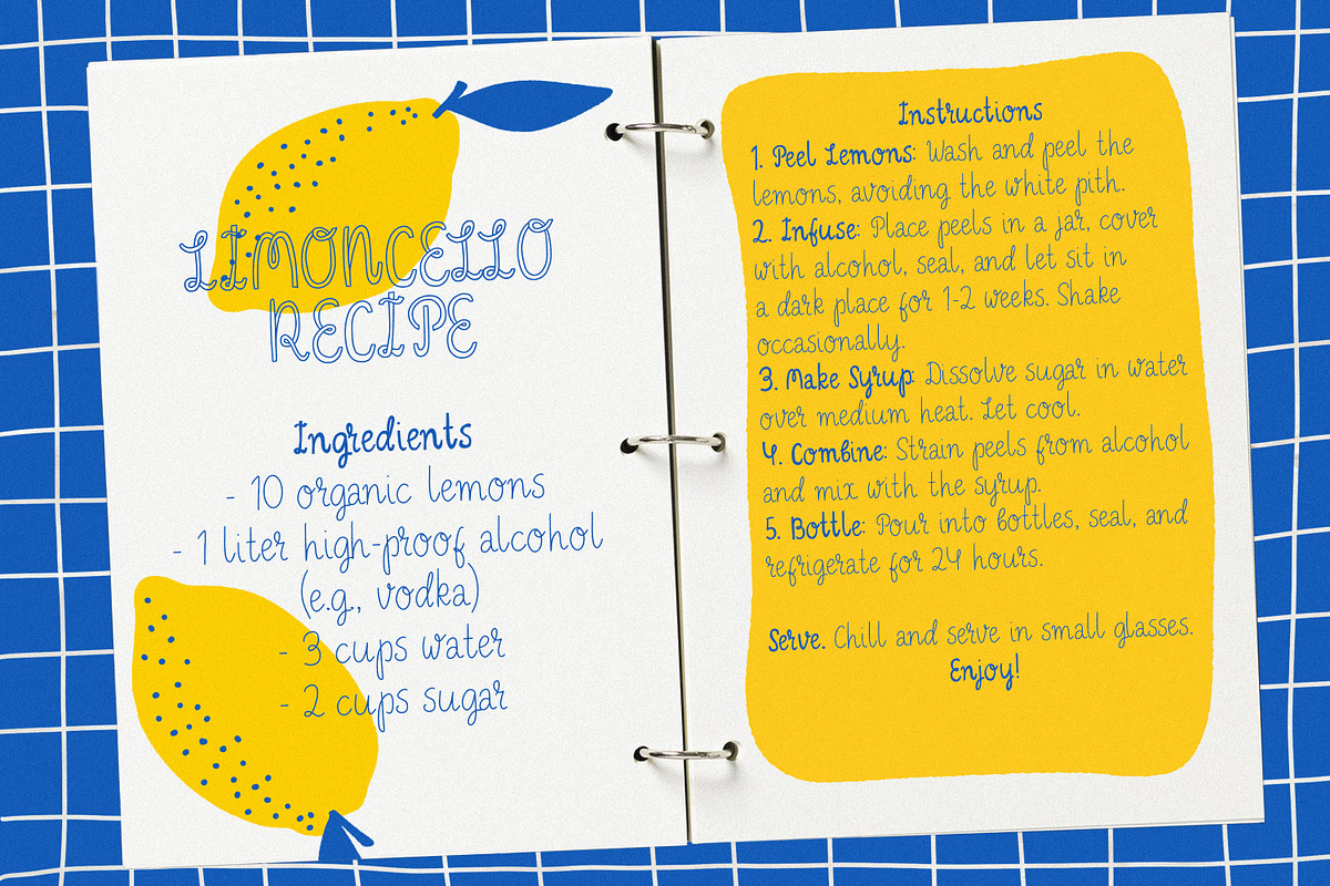 Lemon Frost  Playful Font TRIO, a Handwritten Font by AnMark (Photo 10 of 17)