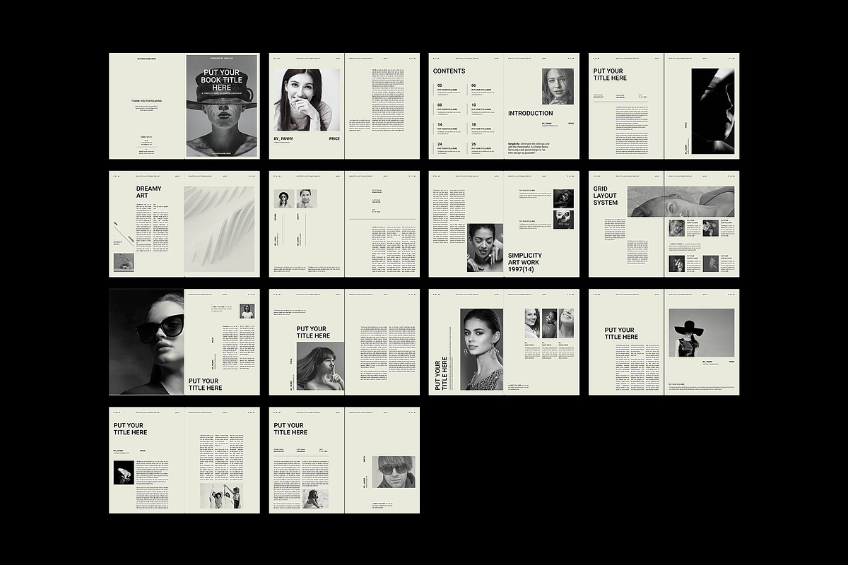 Book Template: InDesign & Canva, a Magazine Template by Work-Envance (Photo 13 of 13)