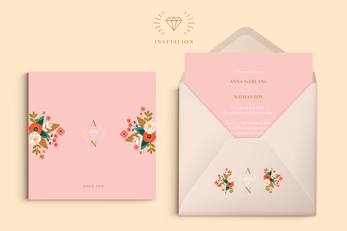 Wedding Collection: 7 sets-49 files, an Invitation Template by Werlang Paper (Photo 39 of 46)