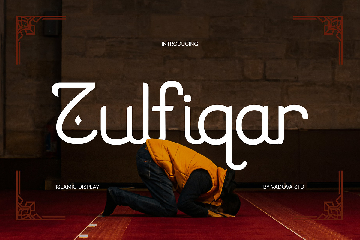 Zulfiqar – Islamic Display Font, a Script Font by Vadovastd (Photo 1 of 7)
