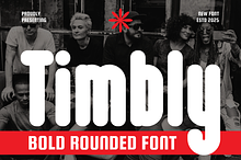 Timbly Playful Rounded Display Font