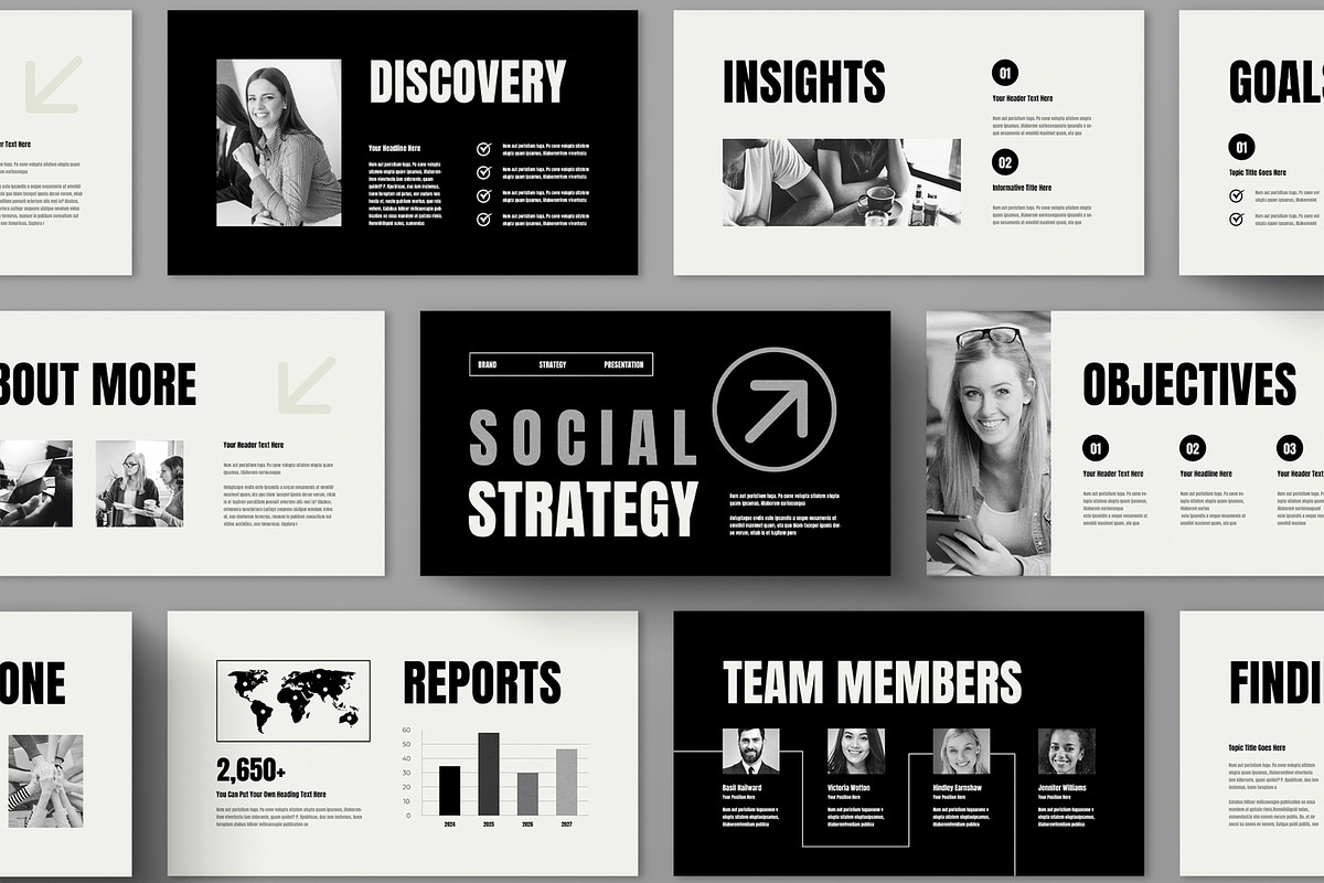Social Media Strategy Presentation, a Presentation Template by ContestDesign (Photo 1 of 5)