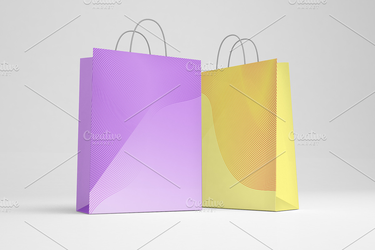 Bright colorful striped posters, a Brochure Template by ExpressShop (Photo 4 of 4)