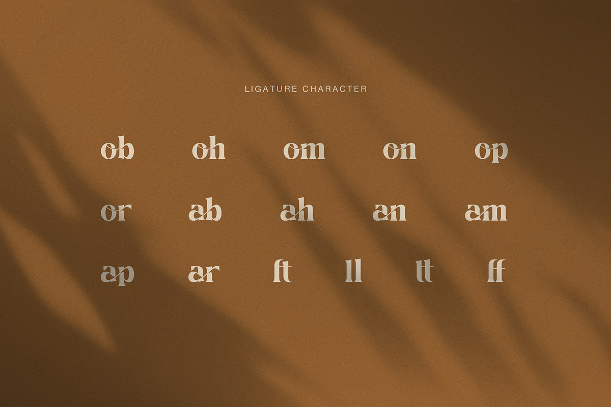 Cikon Luxury Fashion Serif Font, a Serif Font by Graphicxell (Photo 8 of 8)