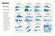 Procreate Watercolor Brush Pack, a Brush Add-On by Markdisha Designs (Thumbnail 5 of 11)