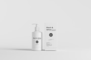 Black & White Mockups - Pump Bottles, a Packaging Mockup by pmvch (Thumbnail 71 of 160)