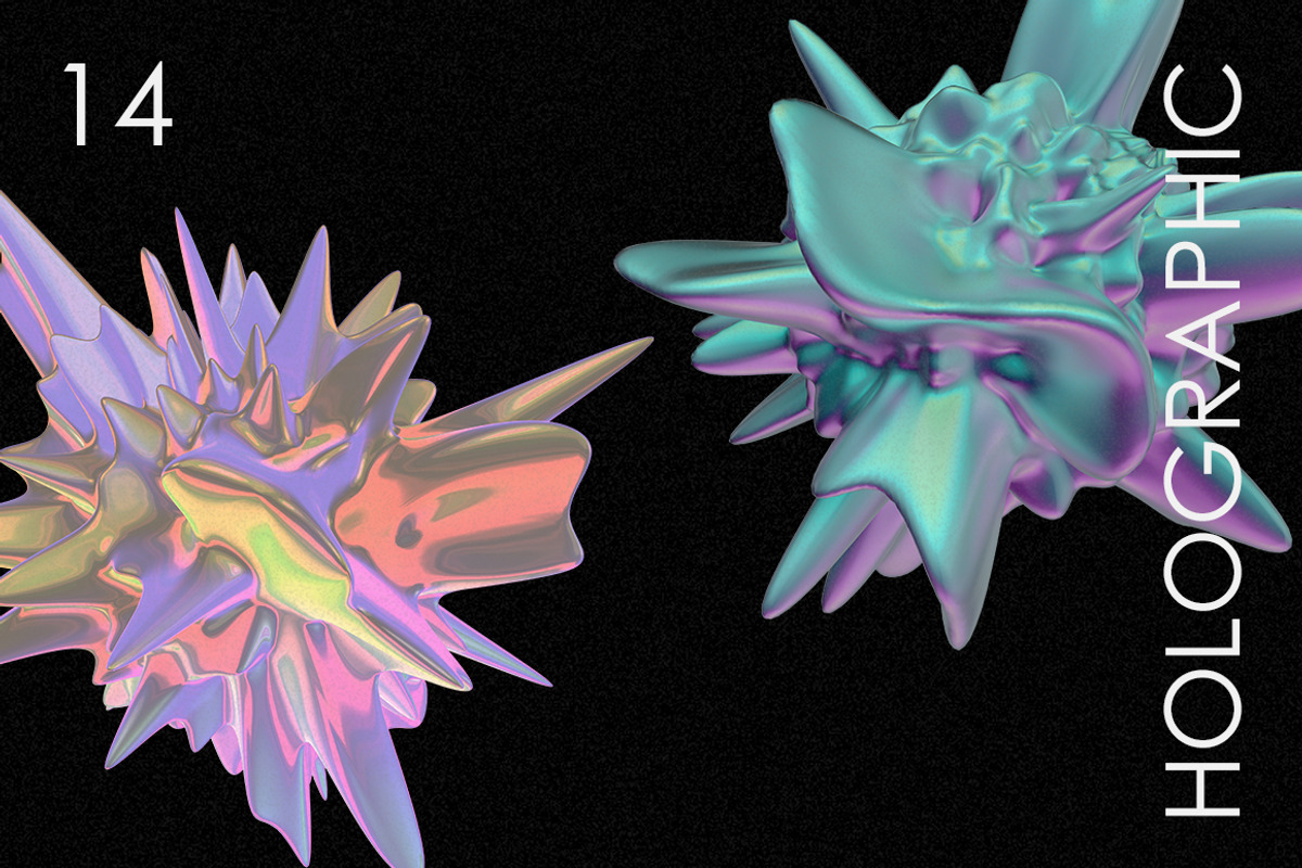 60 Abstract renders - BUNDLE, an Object Graphic by ghost friend's shop (Photo 10 of 12)