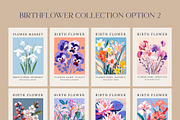 Birth Month Flower Market Wall Art, an Object Graphic by Olya Creative (Thumbnail 5 of 12)
