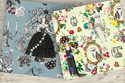 Ladies vintage, seamless pattern, a Pattern Graphic by NastiaDesignsPrints (Thumbnail 6 of 8)