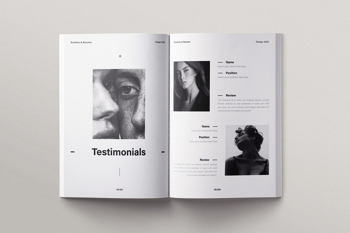 Design Portfolio and Resume Template preview 7