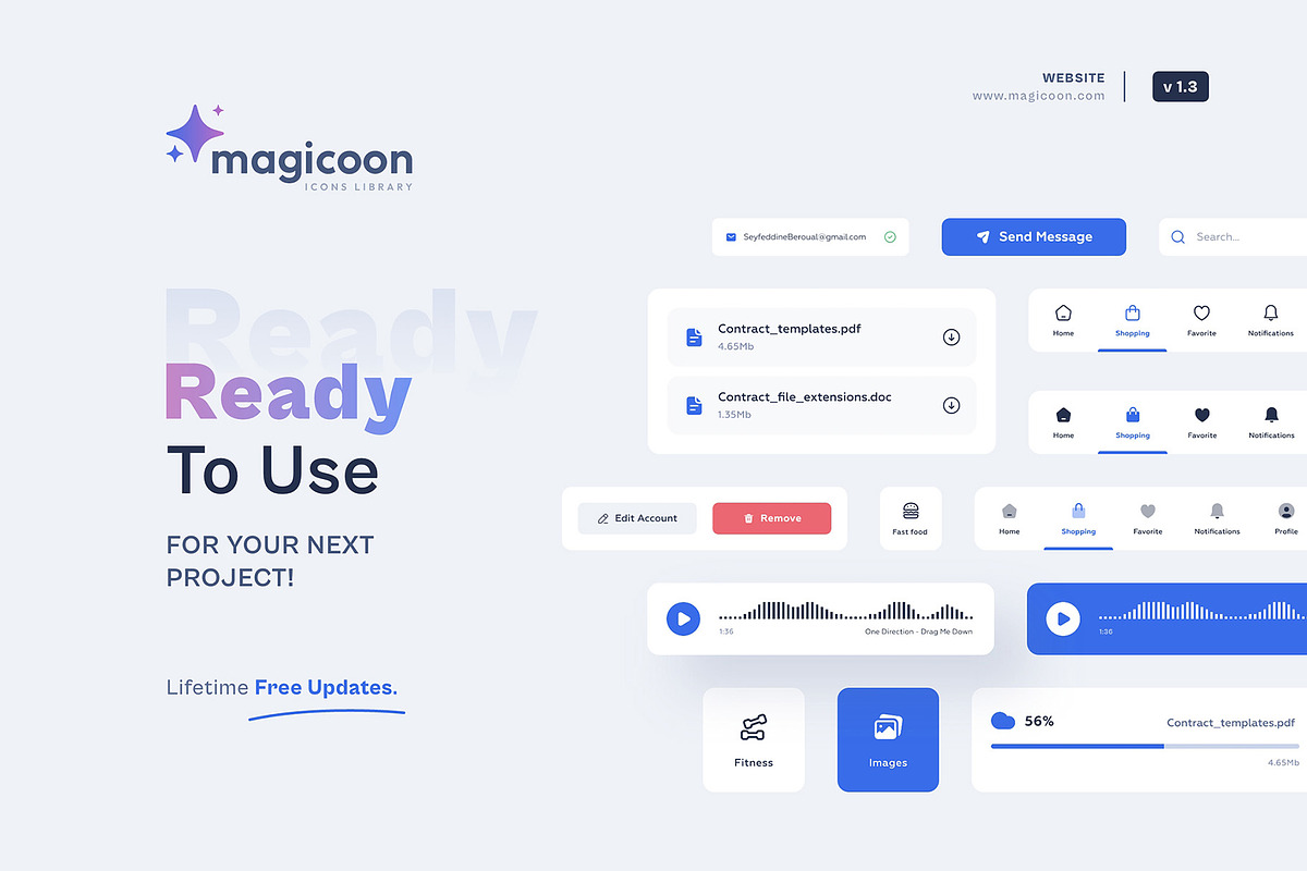 magicoon - 5,400+ UI icons library, an Outline Icon by magicoon (Photo 7 of 12)