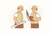 Construction Worker Illustration, an Object Graphic by Jump Studio (Thumbnail 7 of 12)