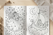 Magical Princess Coloring Book Vol35, a Person Illustration by ikarifq shop (Thumbnail 5 of 7)