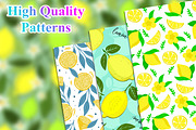 Lemon Seamless Pattern, a Pattern Graphic by Digital Studio (Thumbnail 3 of 3)
