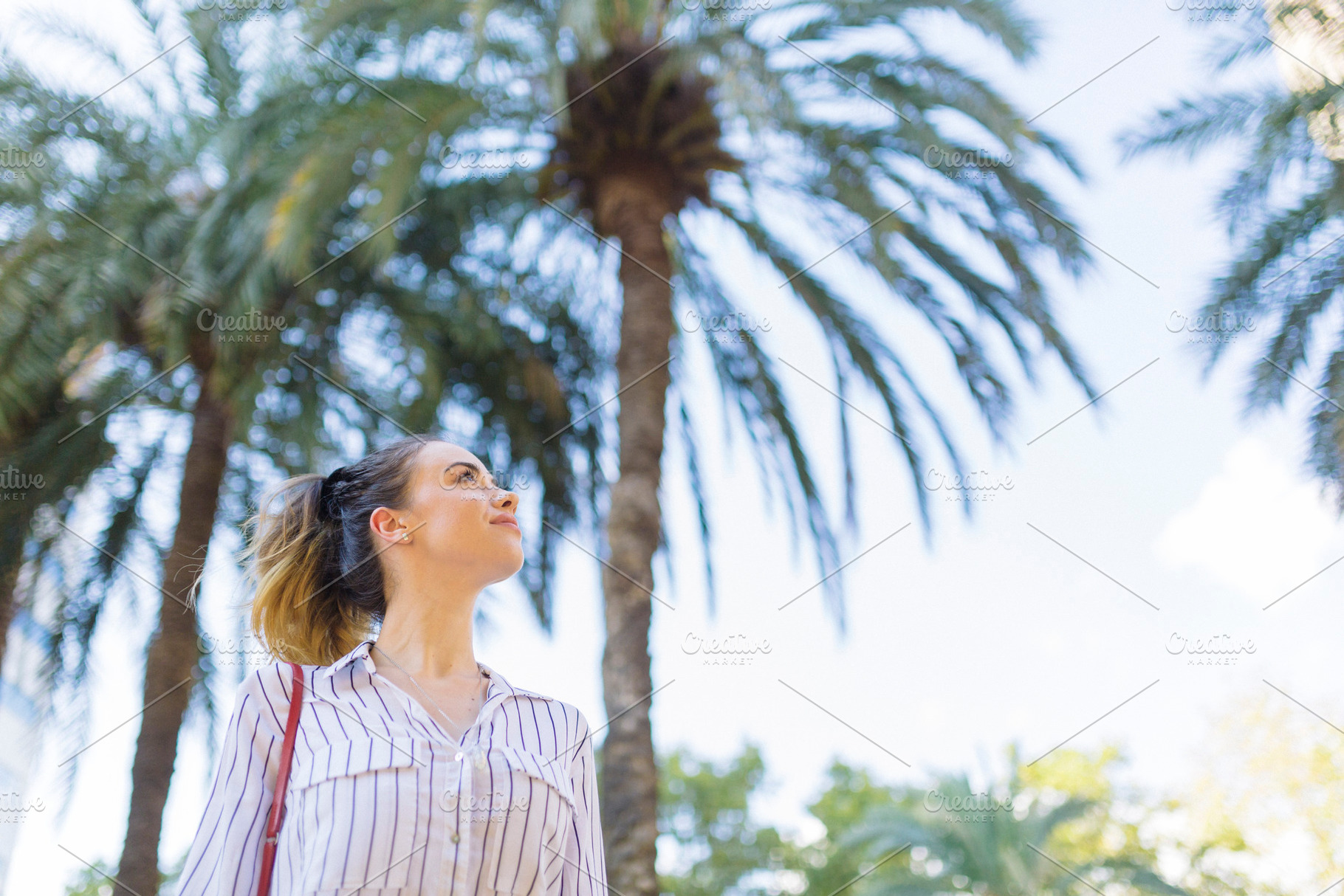 Businesswoman in the city stock photo containing portrait and woman, a Person Photo by FunkyMedia